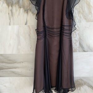 La Perla Sheer Black Maxi Dress